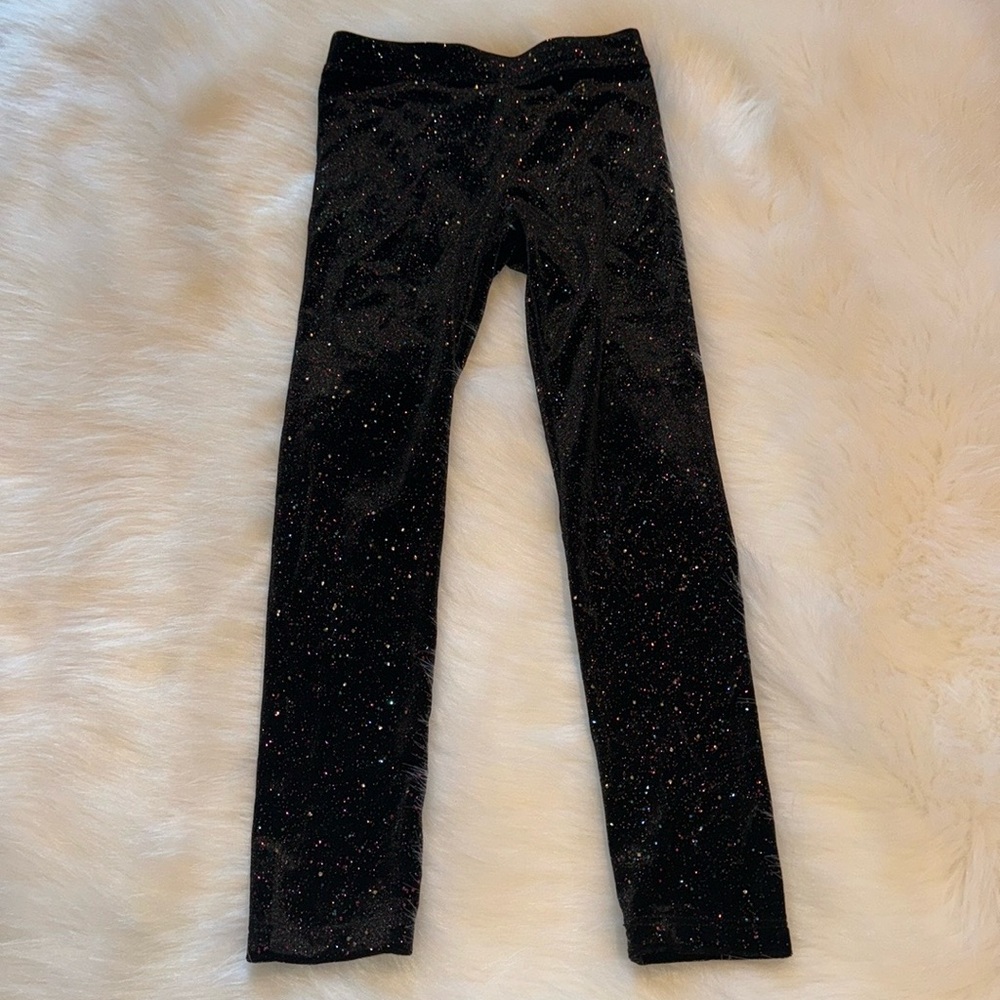 J Crew velvet sparkle leggings. Size 4-6